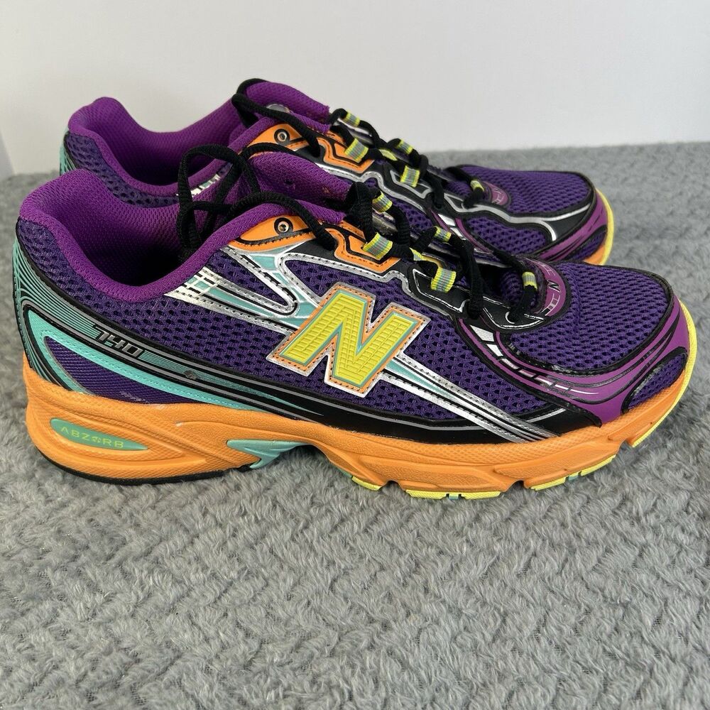 New Balance 740 740v2 Concord Grape Sun Glow Purple Orange U740MC2 Mens 9.5 OG